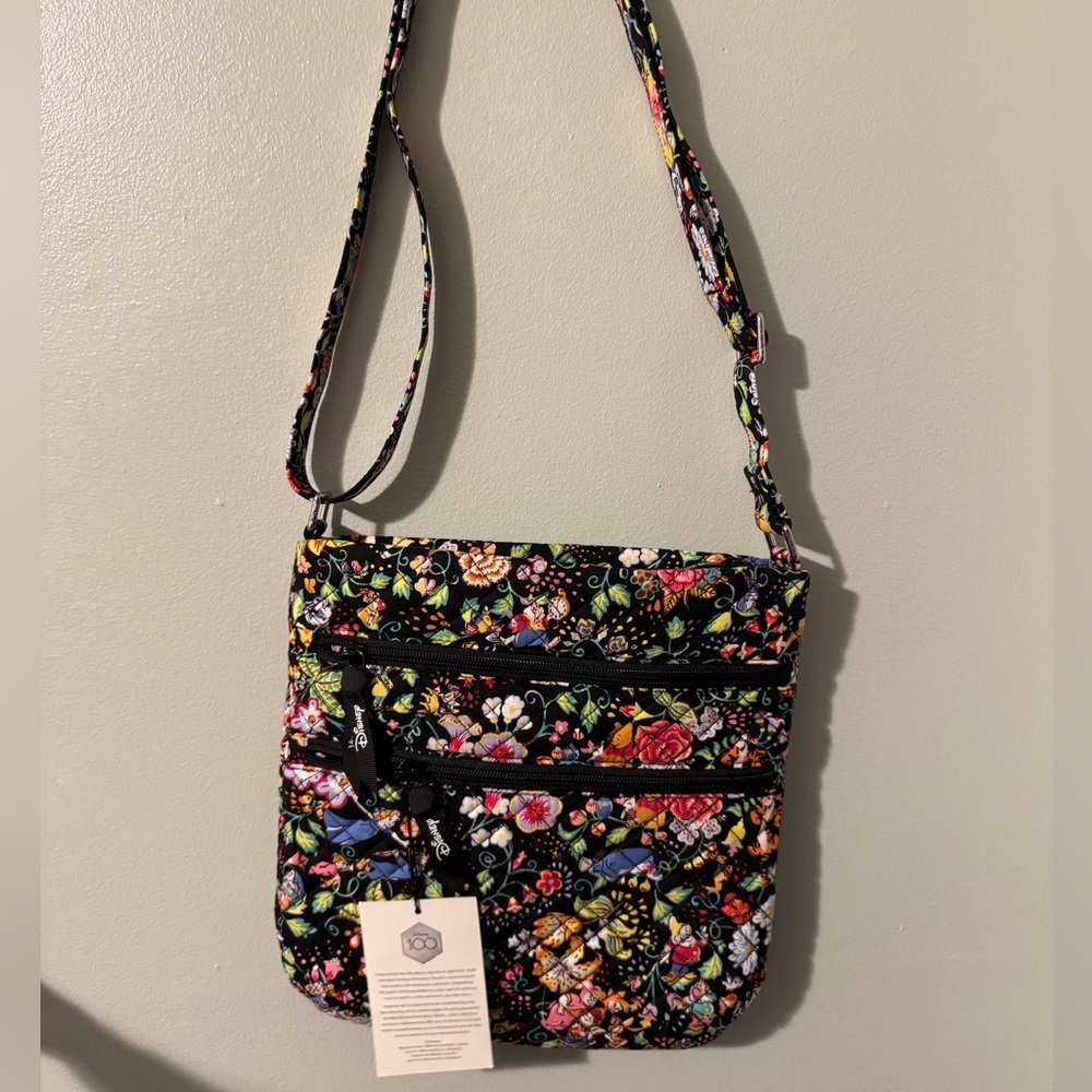 Vera Bradley Disney Classics on the Green Triple Zip Hipster